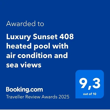 Luxury Sunset 408 Heated Pool With Air Condition And Sea Views Апартаменти Адехе