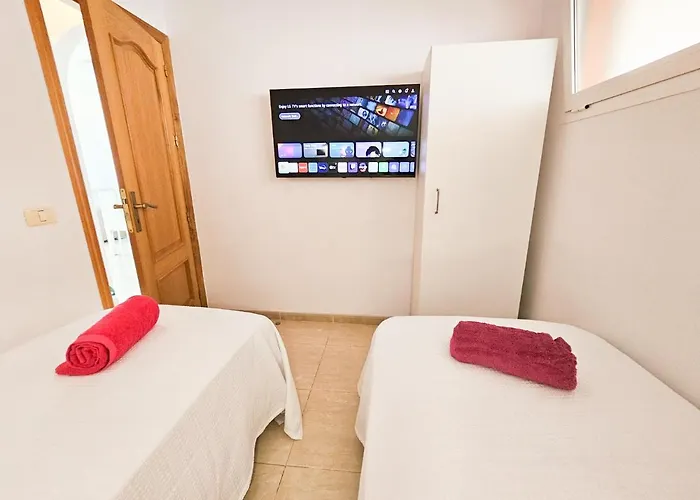 Luxury Sunset 408 Heated Pool With Air Condition And Sea Views Appartement Costa Adeje (Tenerife)