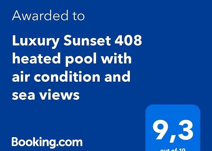 Luxury Sunset 408 Heated Pool With Air Condition And Sea Views Апартаменты Адехе
